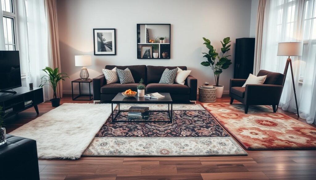 area rugs for brown couch living rooms