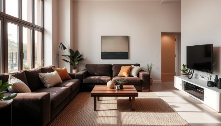 dark brown couch living room ideas