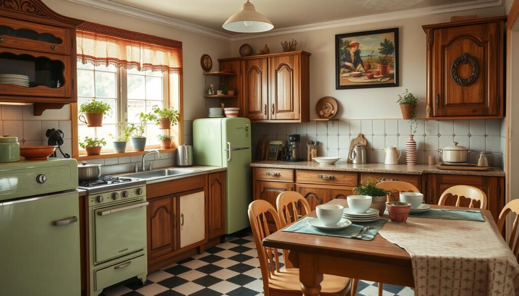 nostalgic kitchen decor