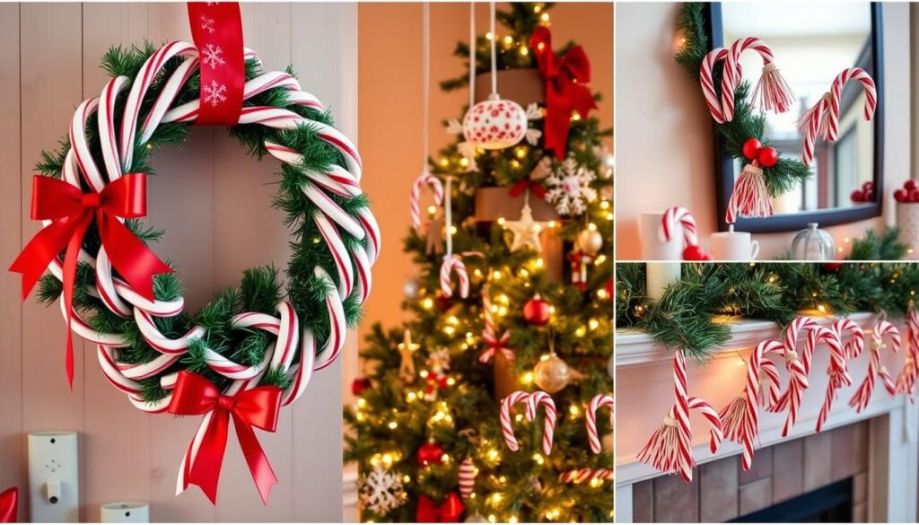 DIY candy cane crafts