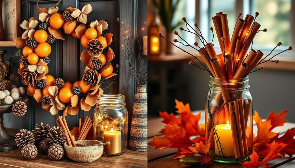 DIY cinnamon stick crafts