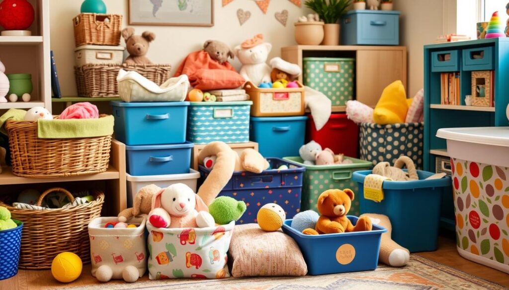 best bins and baskets for soft toy storage