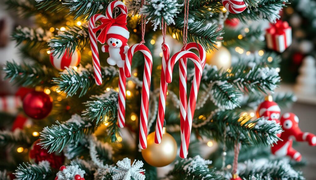 candy cane tree decorations