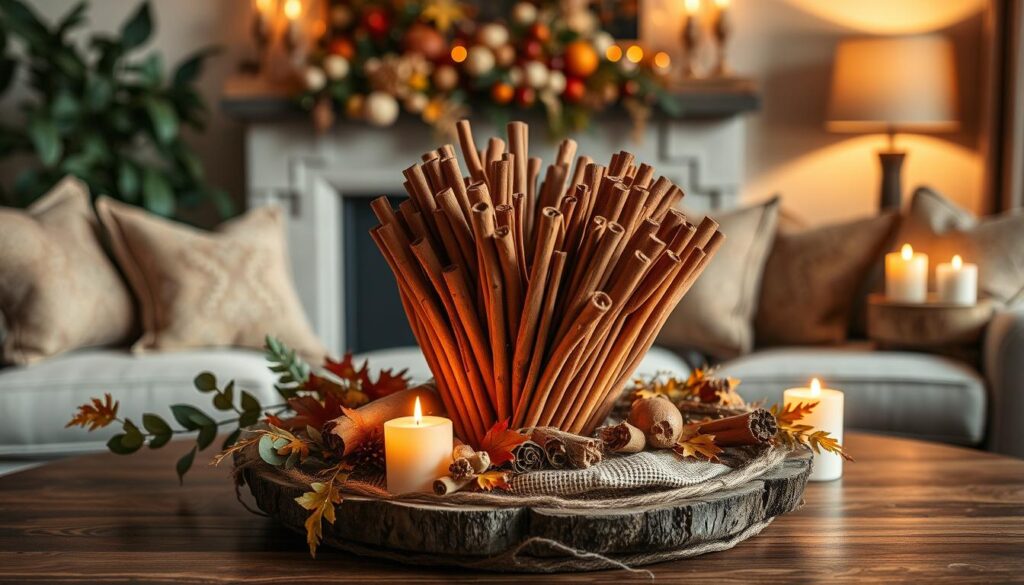 cinnamon stick decor