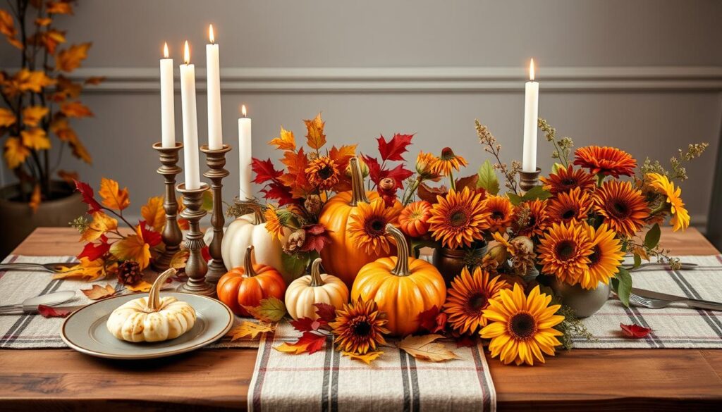 creative fall table decor