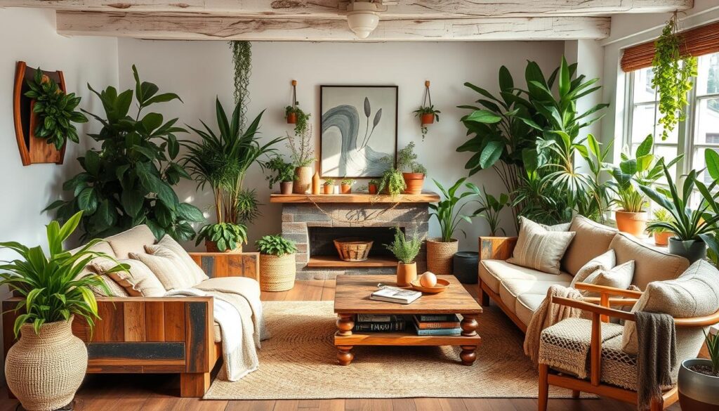 eco-friendly living room decor