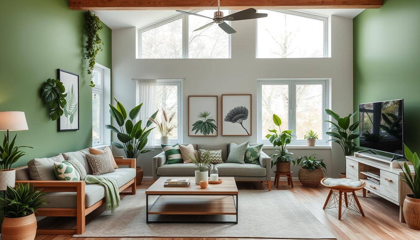 green living room ideas decorating