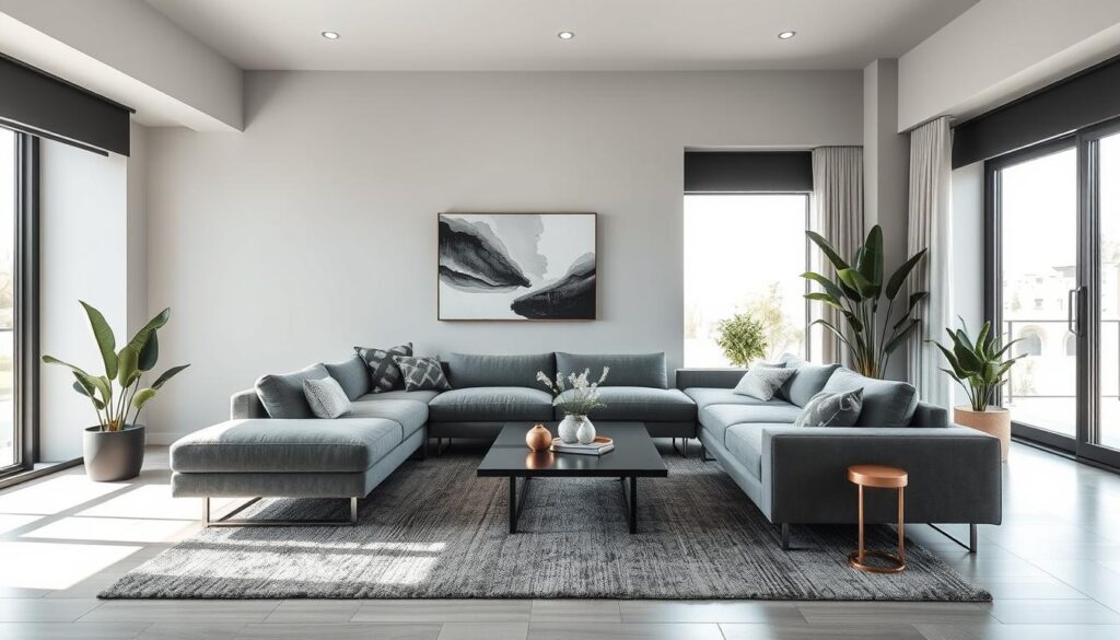 grey contemporary living room ideas