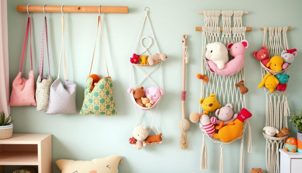 hanging storage solutions for soft toys