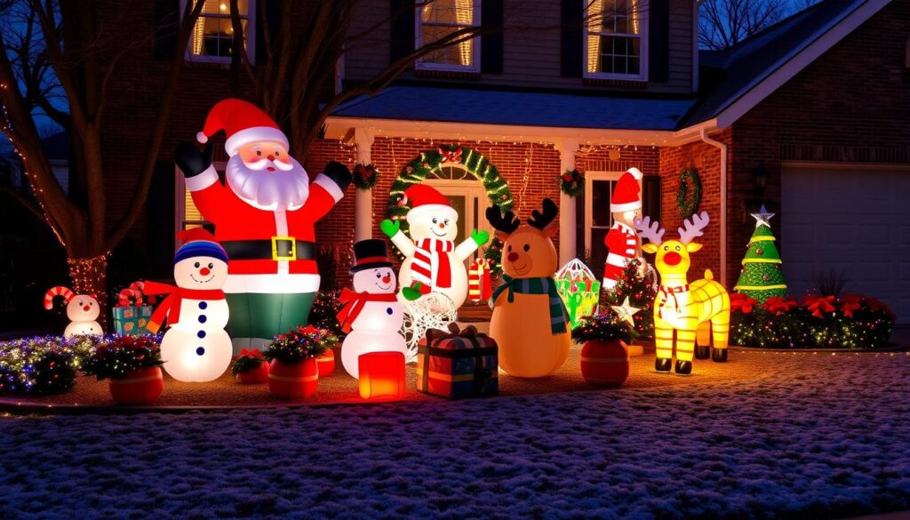 inflatable christmas decorations