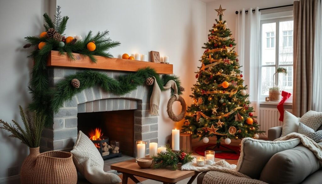 natural holiday decor