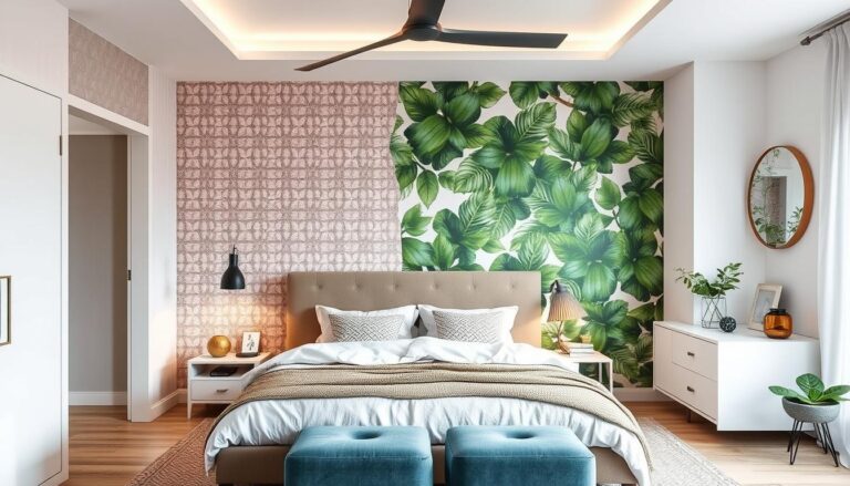 trendy bedroom wallpaper