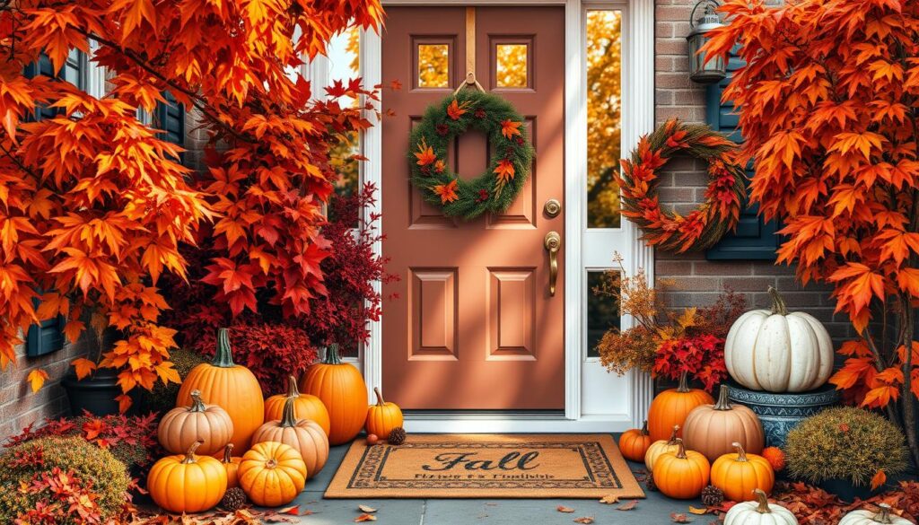 fall colors for front door