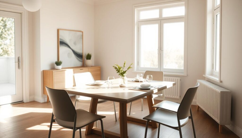 minimalist dining room design