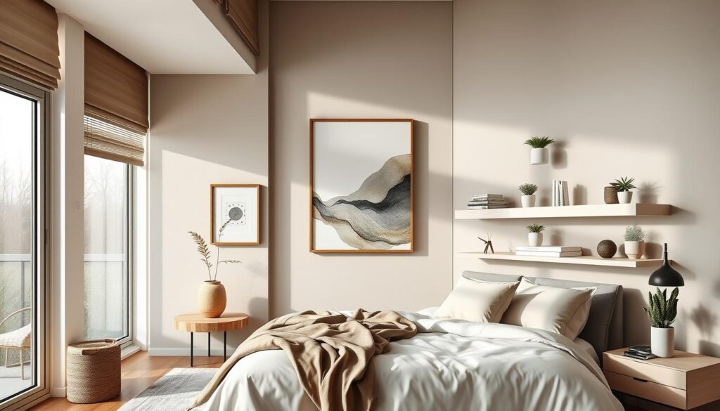 modern bedroom wall decor