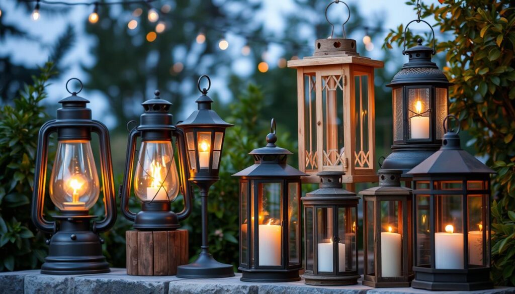 rustic lanterns styles